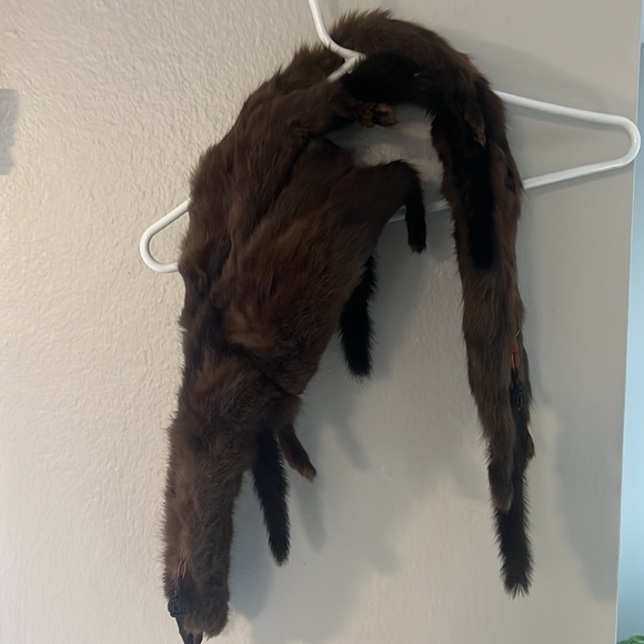 5 pelt mink stole authentic real excellent condition - Picture 1 of 5
